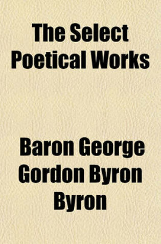 Cover of The Select Poetical Works