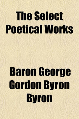 Book cover for The Select Poetical Works