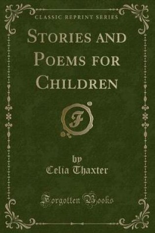 Cover of Stories and Poems for Children (Classic Reprint)