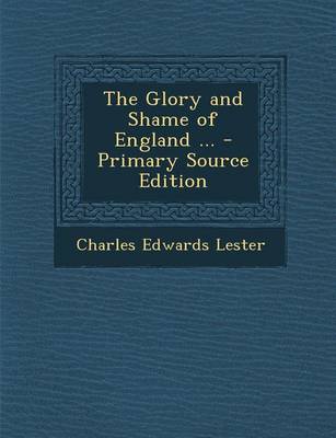 Book cover for The Glory and Shame of England ...