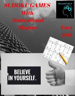 Book cover for SUDOKU GAMES With Motivational Slogans
