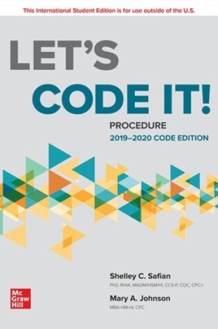 Cover of ISE Let's Code It! Procedure 2019-2020 Code Edition