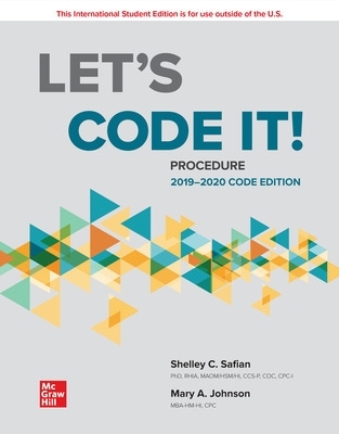 Book cover for ISE Let's Code It! Procedure 2019-2020 Code Edition