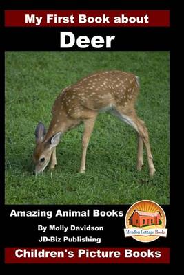 Book cover for My First Book about Deer - Amazing Animal Books - Children's Picture Books