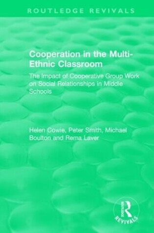 Cover of Cooperation in the Multi-Ethnic Classroom (1994)
