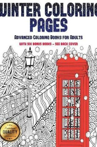 Cover of Advanced Coloring Books for Adults (Winter Coloring Pages)