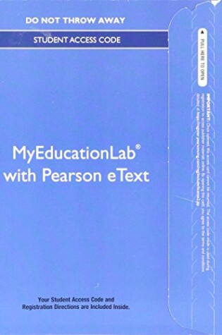 Cover of NEW MyLab Education with Video-Enhanced Pearson eText -- Standalone Access Card -- for Effective Practices in Early Childhood Education