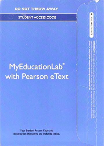 Book cover for NEW MyLab Education with Video-Enhanced Pearson eText -- Standalone Access Card -- for Effective Practices in Early Childhood Education