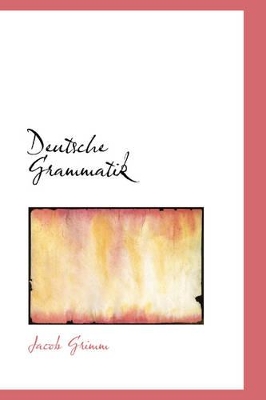 Book cover for Deutsche Grammatik