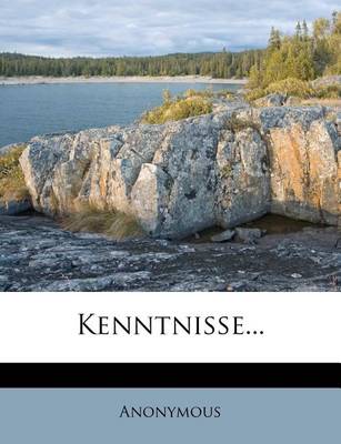 Book cover for Kenntnisse...