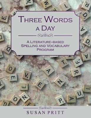 Book cover for Three Words a Day