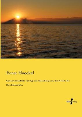 Book cover for Gemeinverständliche Vorträge und Abhandlungen aus dem Gebiete der Entwicklungslehre