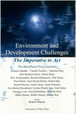 Cover of Environment and Development Challenges - The Imperative to Act