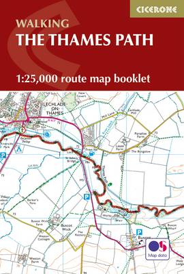 Book cover for The Thames Path Map Booklet