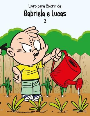 Book cover for Livro para Colorir de Gabriela e Lucas 3