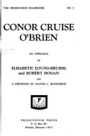Cover of Conor Cruise O'Brien