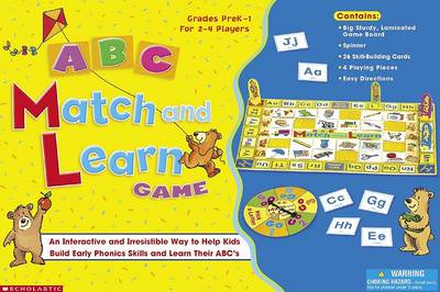 Book cover for ABC Match and Learn Game