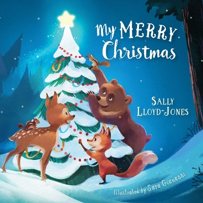 Book cover for My Merry Christmas (padded board book)