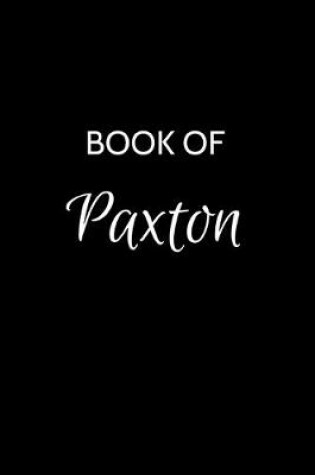 Cover of Book of Paxton