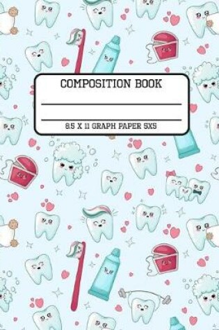 Cover of Composition Book Graph Paper 5x5