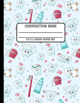 Book cover for Composition Book Graph Paper 5x5
