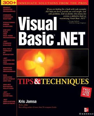 Cover of Visual Basic.NET Tips and Techniques
