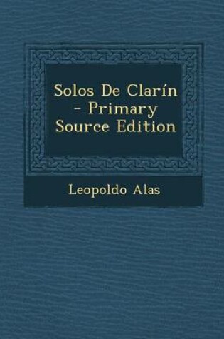 Cover of Solos de Clarin