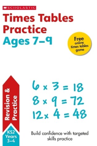 Cover of Times Tables Practice Ages 7-9