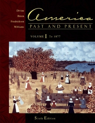 Book cover for America Past and Present, Volume I (Chapters 1-16)