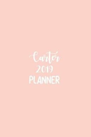 Cover of Carter 2019 Planner