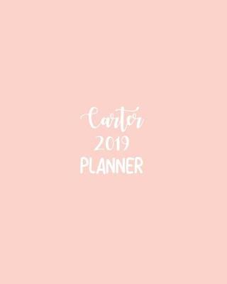 Book cover for Carter 2019 Planner