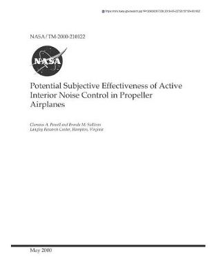 Book cover for Potential Subjective Effectiveness of Active Interior Noise Control in Propeller Airplanes