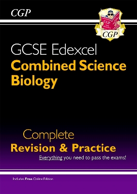 Book cover for GCSE Combined Science: Biology Edexcel Complete Revision & Practice (with Online Edition)