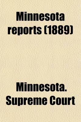 Book cover for Minnesota Reports (Volume 40)