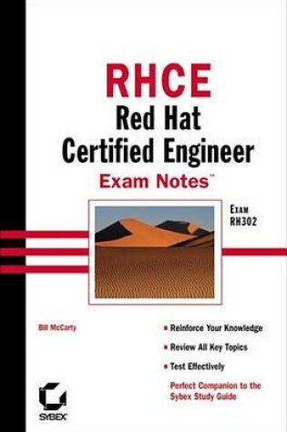 Cover of Rhce: Red Hat Certified Engineer Exam Notes (Exam Rh302)