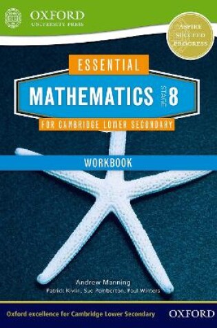 Cover of Essential Mathematics for Cambridge Lower Secondary Stage 8 Workbook