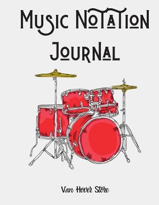 Book cover for music notation journal