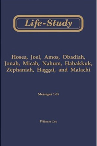 Cover of Life-Study of Minor Prophets