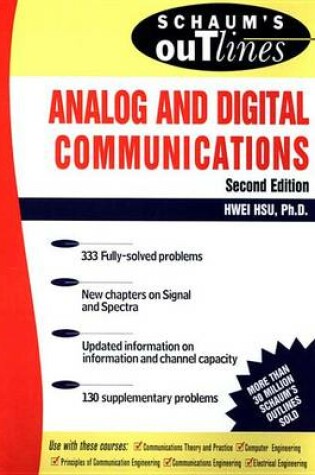 Cover of Schaum's Outline of Analog and Digital Communications