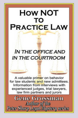 Cover of How not to Practice Law