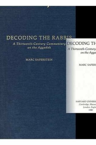 Cover of Decoding the Rabbis