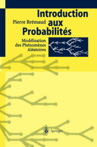 Cover of Introduction Aux Probabilita(c)S