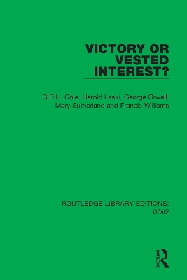 Cover of Victory or Vested Interest?