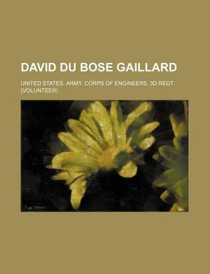 Book cover for David Du Bose Gaillard