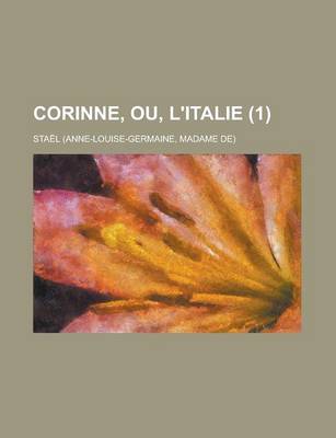 Book cover for Corinne, Ou, L'Italie (1)