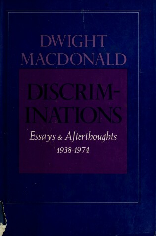 Cover of Discriminations