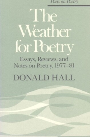 Cover of The Weather for Poetry