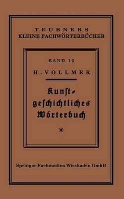 Cover of Kunstgeschichtliches Woerterbuch