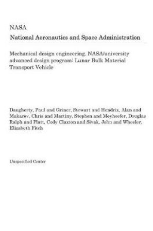 Cover of Mechanical Design Engineering. Nasa/University Advanced Design Program