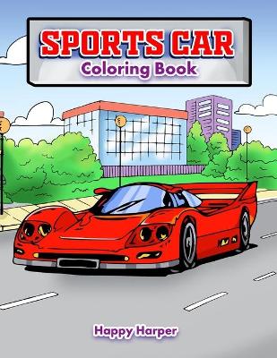Book cover for Sports Car Coloring Book